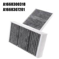 2Pcs Car Cabin Air Filter A1668300318 A1668307201 for X166 W166 Coupe M-CLASS Spare Parts Accessories Parts