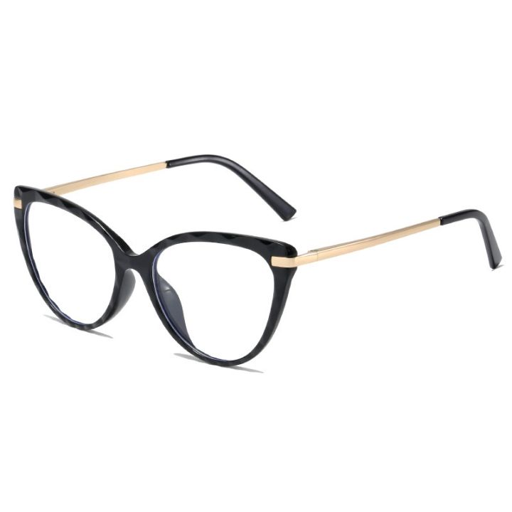 new-fashion-anti-blue-light-cat-eye-glasses-for-women-retro-ladies-clear-computer-reding-eyeglasses-ins-popular-wholesale-matal