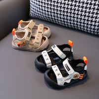 2023 Kids Baby Sports Beach Sandals Boys Girls Anti-kicking Sandals Summer Childrens Soft Bottom Non-slip Toddler Shoes 1-3Y