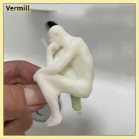 VERMILL ปลา PLA หมวกยาสีฟันอึ ตลกๆ สีขาวขาว ที่บีบยาสีฟัน ของใหม่ 3D เครื่องจ่ายยาสีฟัน เด็กเด็กๆ