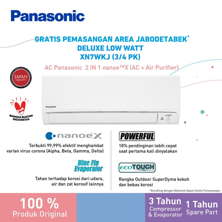 ac panasonic xn7wkj