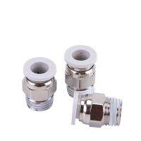 10PCS PC Air Pneumatic Straight Fitting Quick Release Coupling Connector 1/8 1/4 3/8 1/2 Male Thread m5 4mm-12mm Hose Tube Pipe Pipe Fittings Accessor