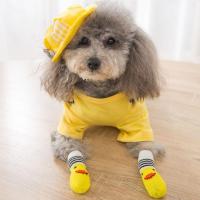 ETX4pcs/Set Cute Puppy Dog Knit Socks Warm Paw Protector Anti-Slip Knitted Small Dogs Shoes Autumn Winter Pet Socks Dog Accessories