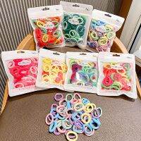 [COD] Korean childrens hair ring baby towel does hurt rubber band girl macaron tie accessories head