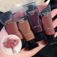 Squeeze Lipstick Mirror Lip Glaze Long-lasting Non-stick Cup Waterproof Long Lasting Lipgloss Moisturize Lip Tint Cosmetics