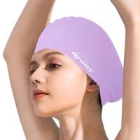 Silicone Swim Long Hair Non-Slip Silicone Swim Silicon Swim S For Women Swimming Oversized For Long Braids Quick-Drying Non-Slip Swim Caps