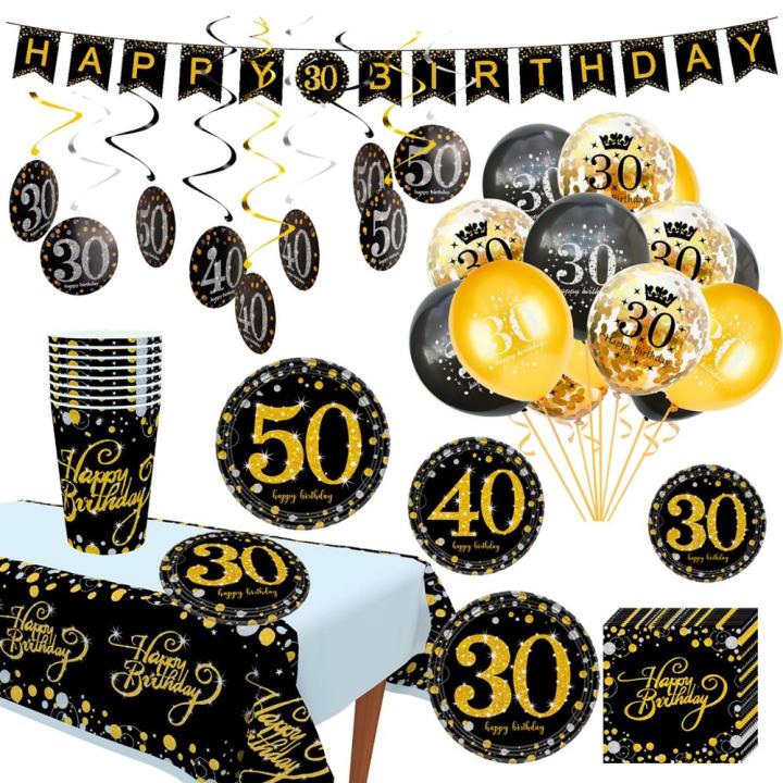 lamontuo-ลูกโป่งลูกโป่งสุขสันต์วันเกิดสีดำ50ปี50th-สำหรับวันเกิดของตกแต่งงานปาร์ตี้-s-ลูกโป่งลาเท็กซ์บอลลูนอายุ50ปี