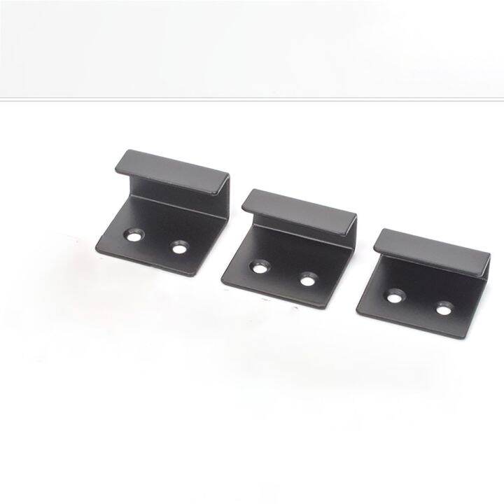 1Pcs Black Stainless Steel Hanging Code Tile Display Wall Fixing Clip ...