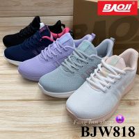 Baoji BJW 818 รองเท้าผ้าใบ (37-41) สีดำ/กรม/เทา/ครีม/ม่วง