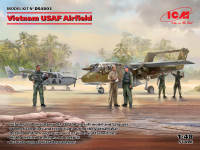 พลาสติก โมเดล ประกอบ  icm สเกล1/48 Vietnam USAF Airfield