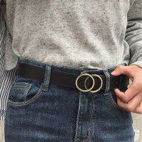 Retro Double Loop Belt Korea Fashion Waist Belt 5 Colors