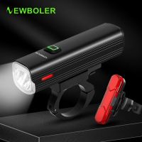 NEWBOLER Anti Glare Flashlight For Bicycle 1000 Lumen Bike Light 4800mAh USB Rechargeable Rainproof Powerful Cycling Headlight