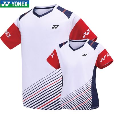 เสื้อยืดกีฬาผู้หญิง,เสื้อยืดกีฬาชุดกีฬาแบดมินตัน YONEX Yonex YY ₪ ระบายอากาศได้ดี110043BCR