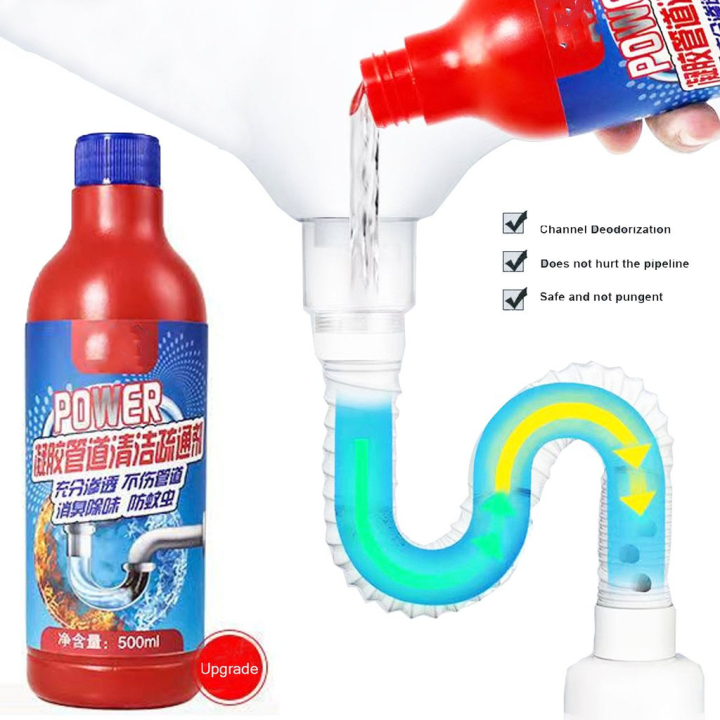 Sink and Drain Cleaner Clog Remover for Drain Dredge Liquid for Clogged