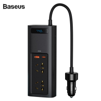 Baseus Power Inverter 150W For Car ปลั๊กพ่วงในรถ ปลั๊กสำหรับรถเก๋ง SUV หรือกระบะ