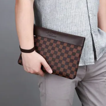 Jual Clutch Lv louis Vuitton Clutch - Handbag Pria Kulit Sapi Asli