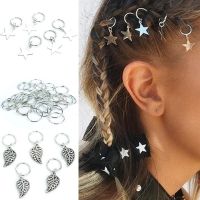 【CW】 5-50 Pcs/set Opening Hair Hip-hop Braid Dreadlock Beads Cuffs Rings Jewelry Dreadlocks Accessories