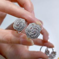 แหวนเพชรโมอิส925แหวนเงินสำหรับแหวนแต่งงานสำหรับผู้หญิงเครื่องประดับงานหมั้นสำหรับเจ้าสาว