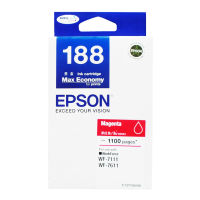 Epson 188 Magenta (T188390) หมึกพิมพ์อิงค์เจ็ต สีม่วงแดง จำนวน 1 ชิ้น ใช้กับพริ้นเตอร์อิงค์เจ็ท เอปสัน WorkForce WF-7111