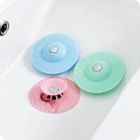 3/6pcs kitchen press UFO floor drain anti-blocking plastic sink filter Kitchen Pool Stopper Filter Sink Sewer Odor Preventer Dishracks Sink accessorie