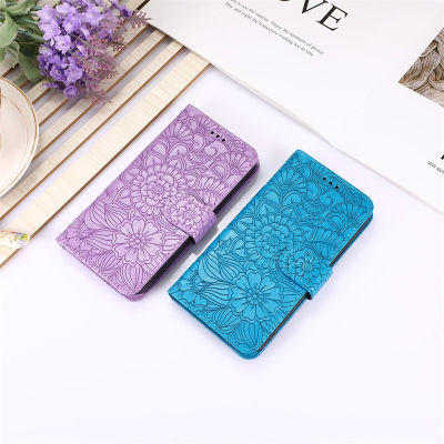 เคสแบบฝาพับสำหรับ Redmi 7A 8 8A 10X 9 10 Prime 9A 9at 9i 9C NFC 9T K20 K30 K40 Pro Plus 4G 5G เคสโทรศัพท์ลายนูนฝาปิดมีช่องใส่บัตรขาตั้งกระเป๋าเงินหนัง