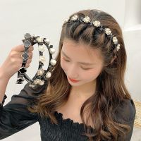 【Ready Stock】 ❈✤♙ C18 Korean Style Pearl Flower Styling Hair Band High Class Las Hair Band Multiple Hairpin Headbands to Quickly Comb Hair