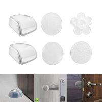 【CW】 Door Stopper Adhesive Anti-Collision Holders Catch Floor Mounted Nail-Free Stops Walls