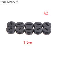 TOOL IMPROVER 10pcs Black Carbon Brush Holder ฝาครอบแปรง13 14 15 16 18 20 22mm