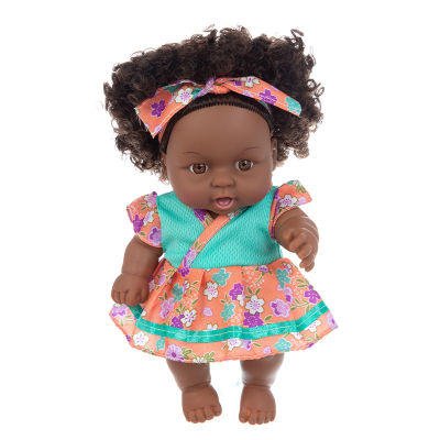 Hot Selling 19 inch African Dolls Reborn Dolls Black Skin Curly Hair Girl Dolls Childrens Dolls African Dolls