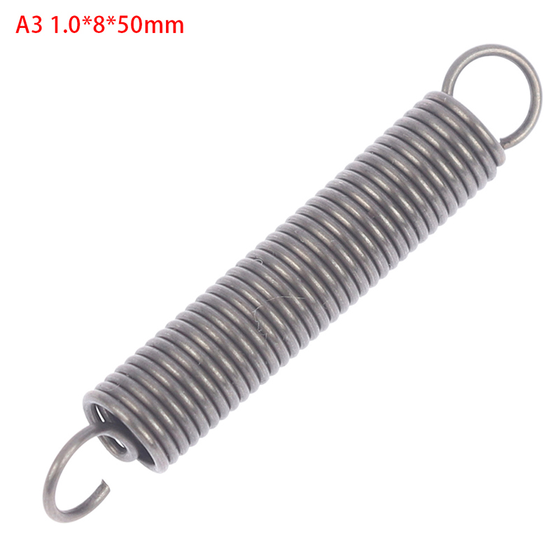 Extension Expansion Tension Spring Hook End Wire Dia 1.2mm OD 8-12mm L 20-300mm 