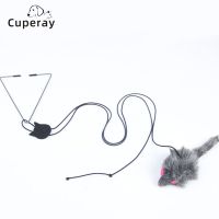 （A Decent） CatMouseCat Stick Retractable Elastic Rope Clip Door SwingCat Teaser Interactive GamePetNew