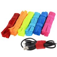 10Pcs Reusable Cable Cord Nylon Strap Cable Organizer Wire Cable Ties Loop Ties Tidy Organiser Tool Cable Management