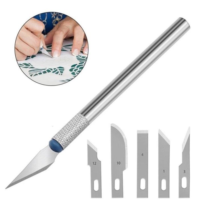 13pcs-carving-knife-craft-sculpture-paper-cutting-blade-precision-engraving-cutter-non-slip-hand-tool-diy-art-hobby-repair-set