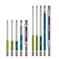 【cw】 VESSEL 1/4 quot; End Screwdriver Bits Set Metric Magnetic Driver Bit Sets No.GSBP ！