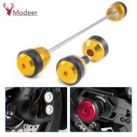 ♝ Pair For Yamaha TMAX 530 T MAX 2017 2018 2019 tmax530 SX/DX Motorcycle parts Falling Protection Front Rear Axle Slider Falling