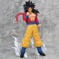 รูปปั้นซูเปอร์ไซย่านลูกชายโกคู DBZ SSJ4 Goku GK ขนาด30ซม. ของขวัญของเล่นแบบจำลองชุดฟิกเกอร์แอคชั่นพีวีซี