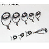 Pro Bomesh 7.9กรัม9ชิ้นชุดหล่อคันเบ็ดคู่มือชุดชุด SIC แหวนสแตนเลสคู่มือ DIY ตกปลาคู่มือก้านอุปกรณ์เสริม