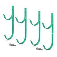 4 Pack Pool Equipment Hooks for Telescopic Pole,Skimmers,Leaf Rake,Pool Hose,Brush