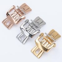 For Patek Philippe watch buckle Nautilus needle buckle Butterfly buckle PP folding buckle SilverClasp18mm