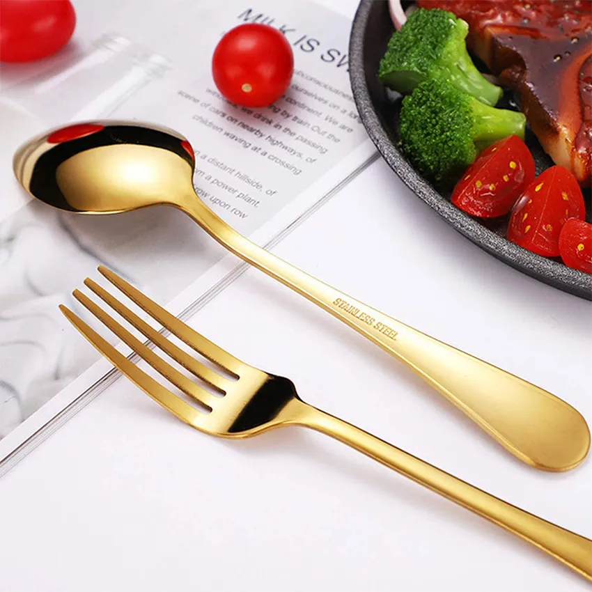 Travel Utensils Set with Case Reusable Portable Cutlery Set Stainless Steel  8pcs Including Dinner Knife Fork Spoon Chopsticks Straws(Silver)