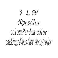 Lucia Crafts 40ชิ้น/100ชิ้น6.5*3ซม. คละสีโครงใบไม้พลาสติกธรรมชาติสำหรับการตกแต่งบ้านปาร์ตี้วัสดุดีไอวายทำมือ C0702