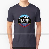 Val Disere France Skiing Savoie Tarense Valley Ski Snowboard Mounn Silhouette Skis 2 For Men Women T Shirt Tops Summer XS-6XL