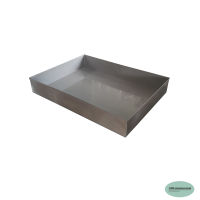 CMS กระบะซีฟู้ด stainless steel tray ถาดสเตนเลส ขนาด50*68ซม.สูง10ซม.ความหนา0.8มม.