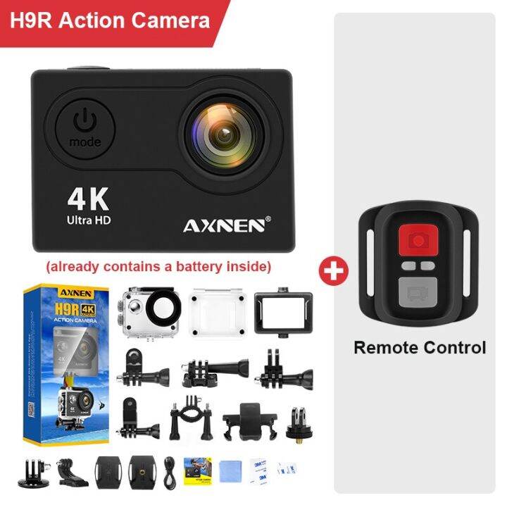 axnen-h9r-การกระทำกล้อง4พัน30fps-eis-1080p60fps-wifi-2นิ้วหน้าจอใต้น้ำหมวกกันน็อคกันน้ำรถจักรยานยนต์บันทึกวิดีโอกีฬาเวบแคม