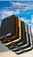 ♗☼ Origina LOVE MEI Powerful Phone Case For Samsung Galaxy S21 Ultra Metal Armor Shock Dirt Proof Water Case For Samsung S21 Plus