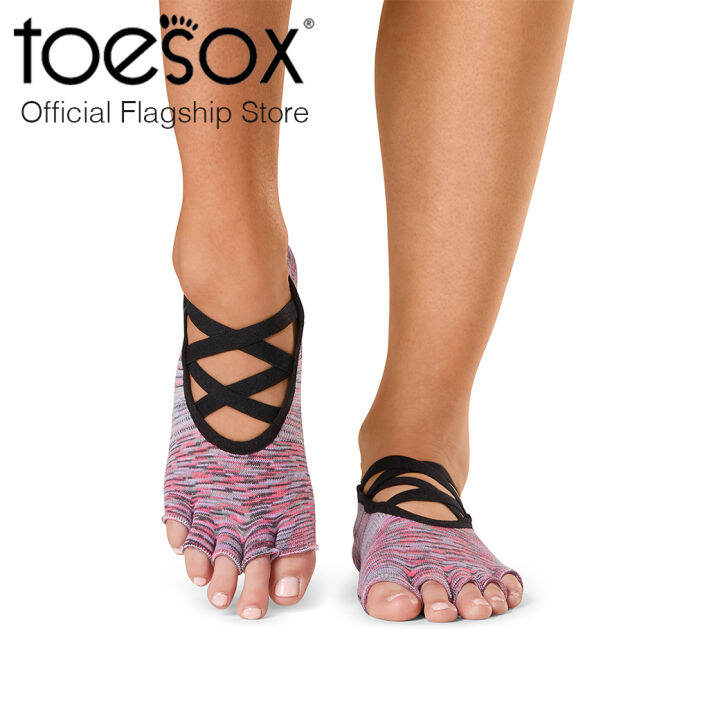 new-collection-spring-2022-toesox-grip-half-toe-elle-โทซอคส์-ถุงเท้ากันลื่นเปิดนิ้วเท้า-รุ่น-elle