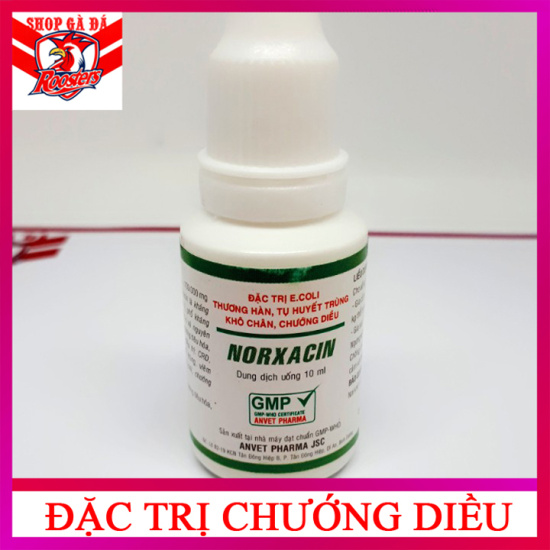 Norxacin 10ml-nhỏ miệng cho gà chướng diều ăn không tiều - ảnh sản phẩm 1