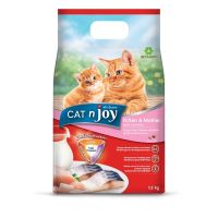 [ส่งฟรี] CAT n joy อาหารแม่และลูกแมวรสปลาทะเล ไก่และนม 1.2kg rch-1