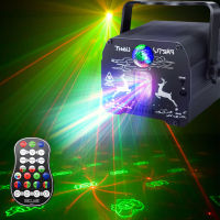 USB Rechargeable Led Laser Projector Lights RGB UV DJ Sound Party Disco Light for Wedding Birthday Party dj Home Stage Light