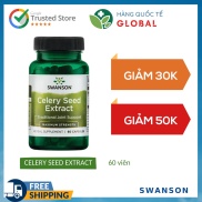 Hàng Quốc Tế SWANSON CELERY SEED EXTRACT, 60 viên, Hỗ trợ đường tiết niệu